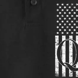 Q-anon Flag Where We Go One We Go All WWG1WGA Dry Zone Grid Performance Polo