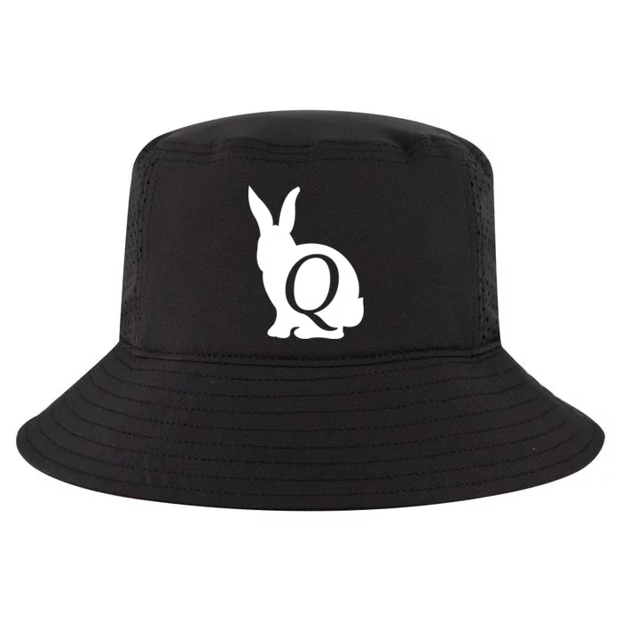 Q-anon Rabbit Logo Cool Comfort Performance Bucket Hat