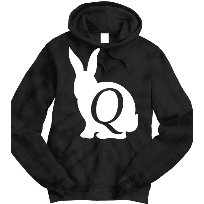 Q-anon Rabbit Logo Tie Dye Hoodie