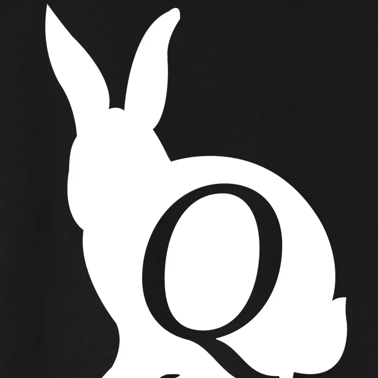 Q-anon Rabbit Logo Women's Crop Top Tee