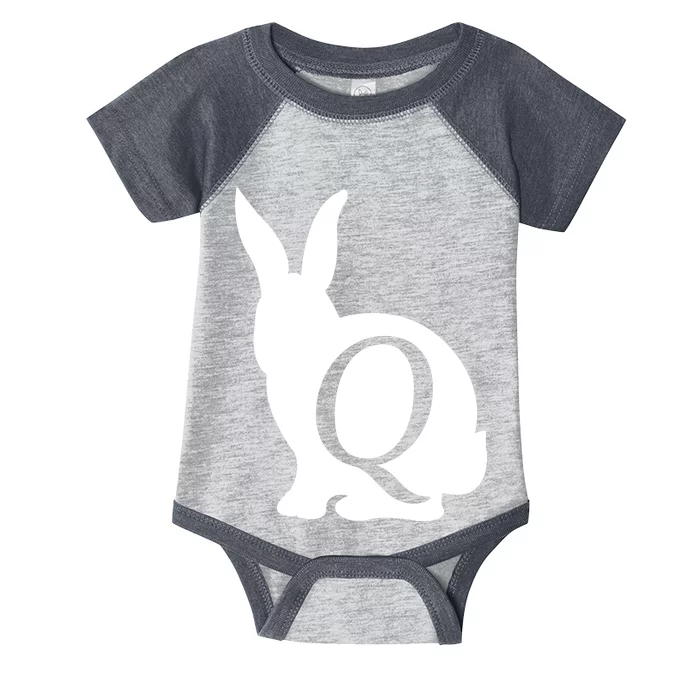 Q-anon Rabbit Logo Infant Baby Jersey Bodysuit