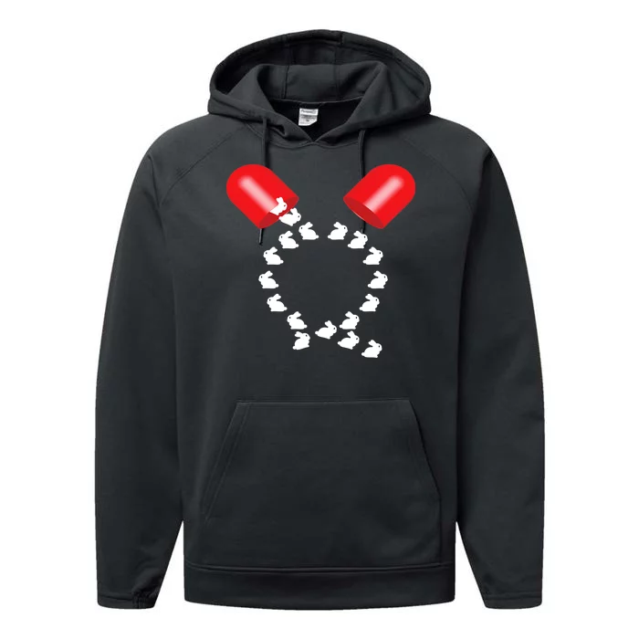 Q Anon Red Pill Qanon Performance Fleece Hoodie