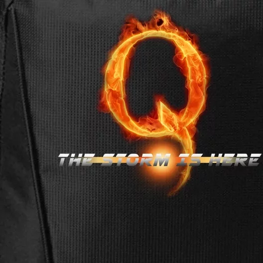 Q-Anon The Storm Is Here City Backpack