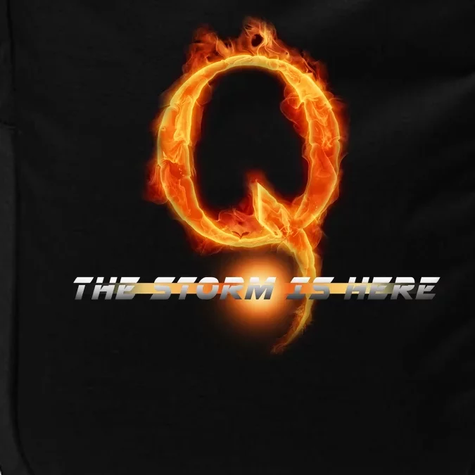 Q-Anon The Storm Is Here Impact Tech Backpack