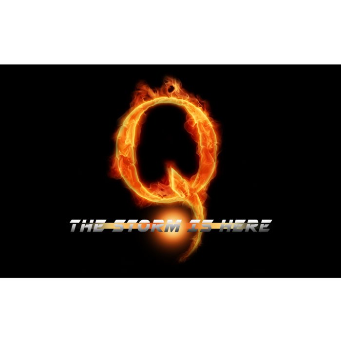 Q-Anon The Storm Is Here Bumper Sticker