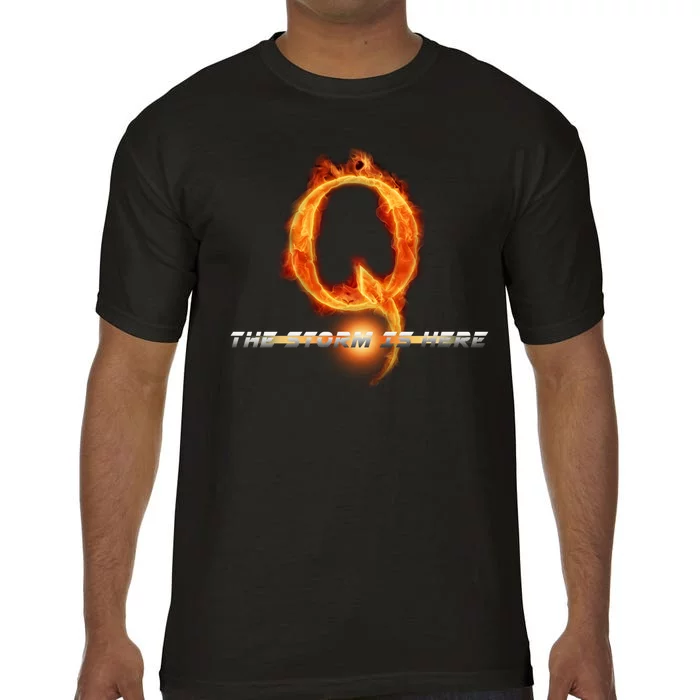 Q-Anon The Storm Is Here Comfort Colors T-Shirt