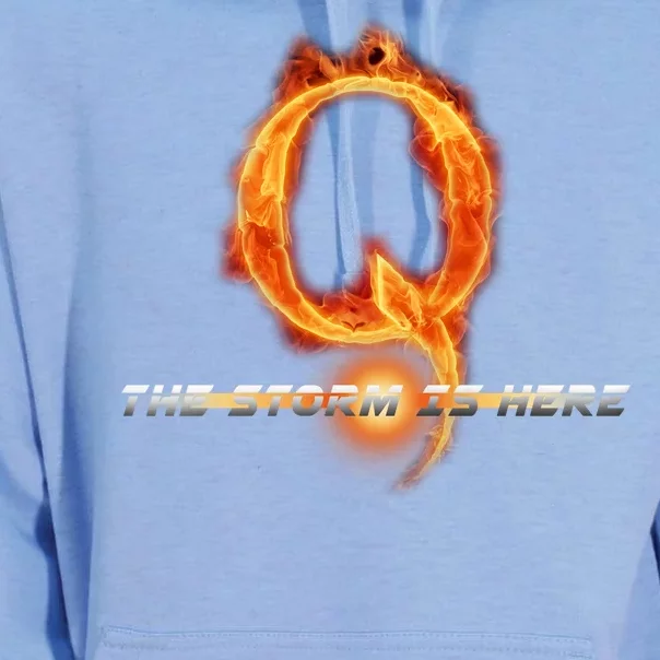 Q-Anon The Storm Is Here Unisex Surf Hoodie