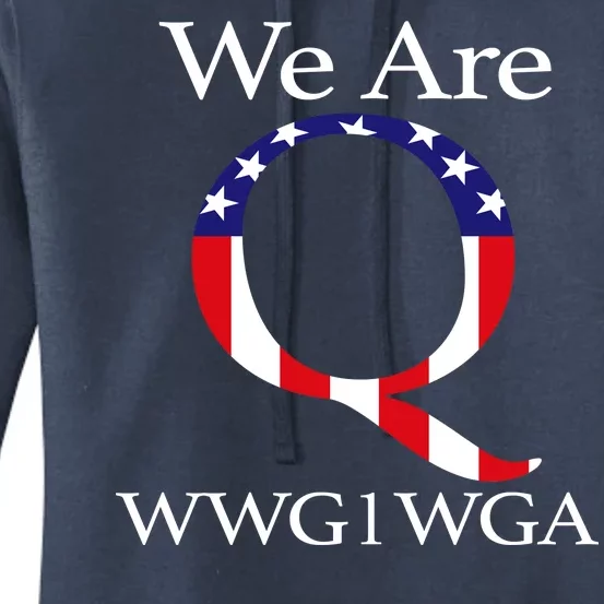 Q Anon We Are WWG1WGA Qanon Women's Pullover Hoodie