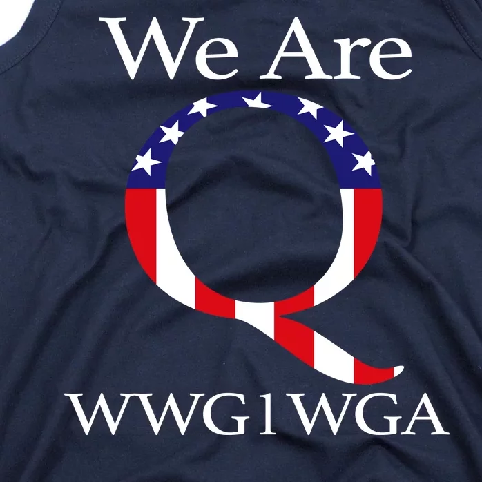 Q Anon We Are WWG1WGA Qanon Tank Top