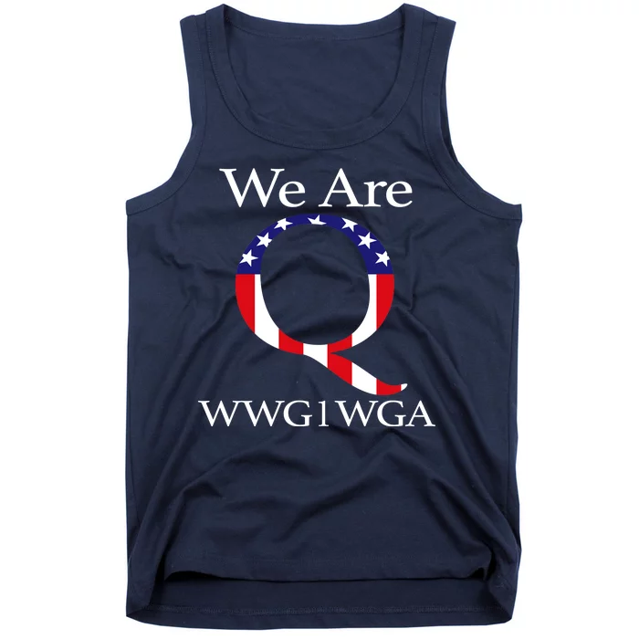 Q Anon We Are WWG1WGA Qanon Tank Top