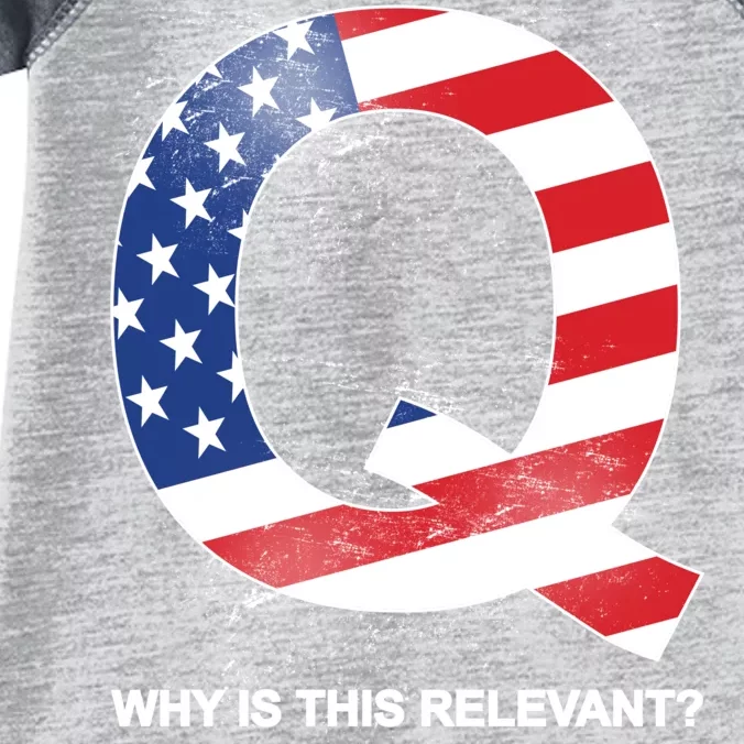 Q Anon Why Is this Relevant Infant Baby Jersey Bodysuit