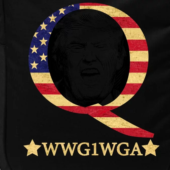 Q-Anon WWG1WGA Trump Great Awaking Impact Tech Backpack