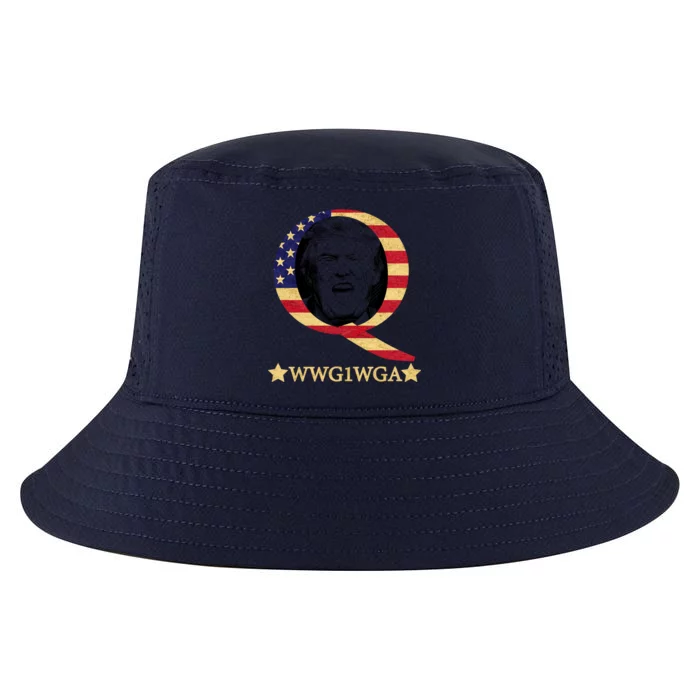 Q-Anon WWG1WGA Trump Great Awaking Cool Comfort Performance Bucket Hat