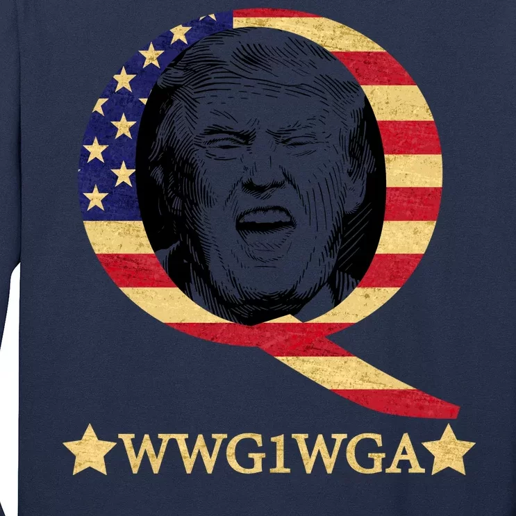 Q-Anon WWG1WGA Trump Great Awaking Long Sleeve Shirt