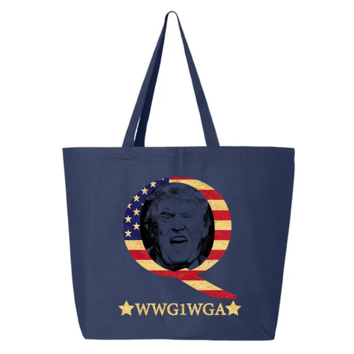 Q-Anon WWG1WGA Trump Great Awaking 25L Jumbo Tote