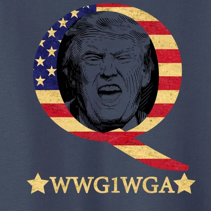 Q-Anon WWG1WGA Trump Great Awaking Toddler T-Shirt