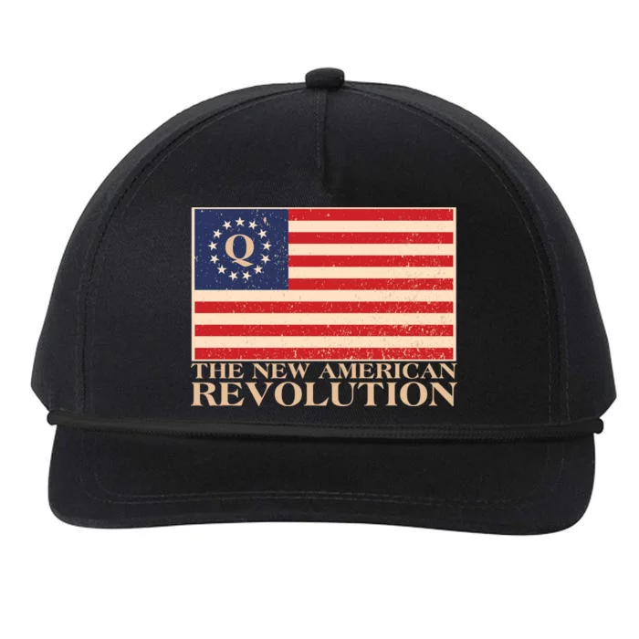 Q The New American Revolution Qanon Snapback Five-Panel Rope Hat