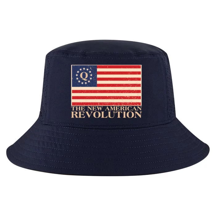 Q The New American Revolution Qanon Cool Comfort Performance Bucket Hat