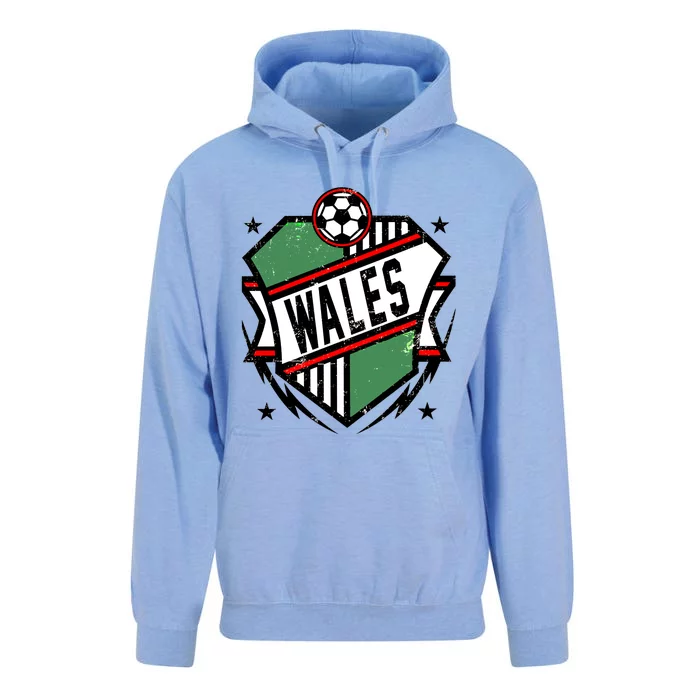 Qatar 2022 Soccer Football Cup Wales Team Support Unisex Surf Hoodie