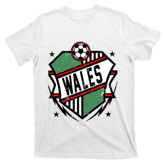 Qatar 2022 Soccer Football Cup Wales Team Support T-Shirt