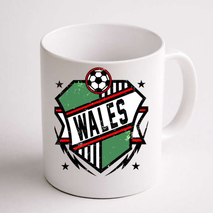 Qatar 2022 Soccer Football Cup Wales Team Support Front & Back Coffee Mug