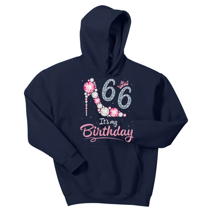 Queen 66 Years Old Born In 1955 It's My Birthday Happy To Me Kids Hoodie