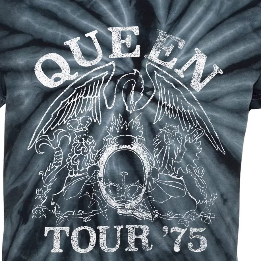 Queen 75 Crest Kids Tie-Dye T-Shirt