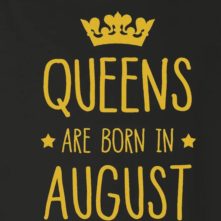 Queens Are Born In August August Birthday Toddler Long Sleeve Shirt