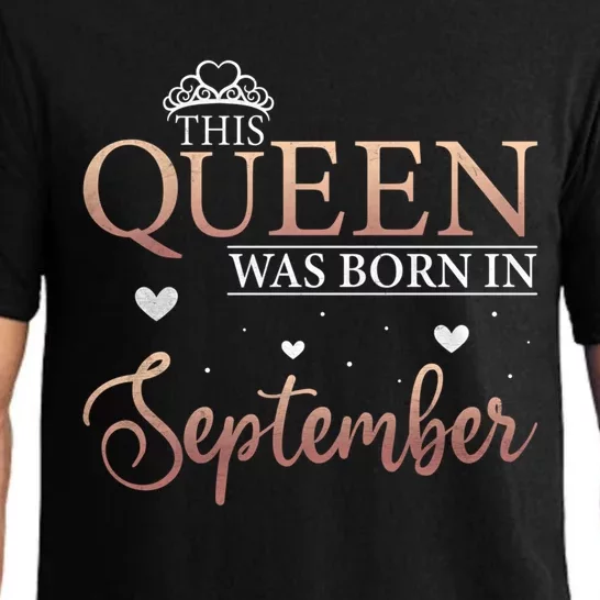 Queens Are Born In September September Bday Meaningful Gift Pajama Set