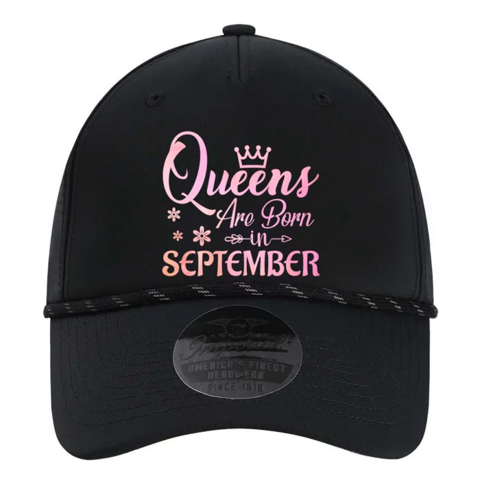 Queens Are Born In September Funny Gift September Birthday Gift Performance The Dyno Cap