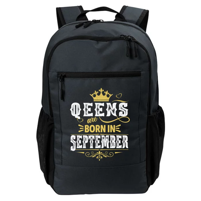 Queens Are Born In September Gift Daily Commute Backpack