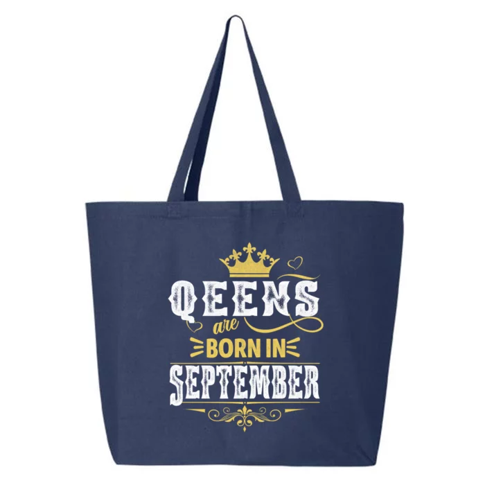 Queens Are Born In September Gift 25L Jumbo Tote