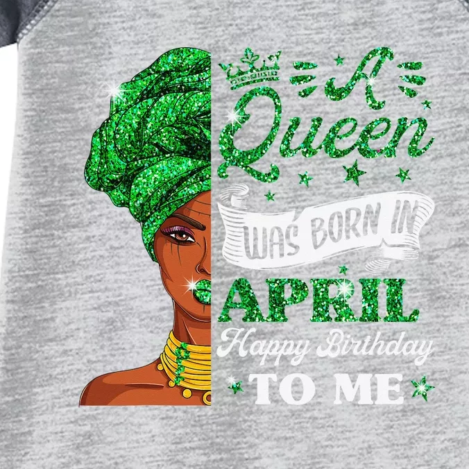 Queens Are Born In April Birthday Wo Infant Baby Jersey Bodysuit