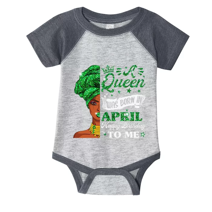 Queens Are Born In April Birthday Wo Infant Baby Jersey Bodysuit