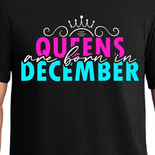 Queens Are Born In December Pajama Set