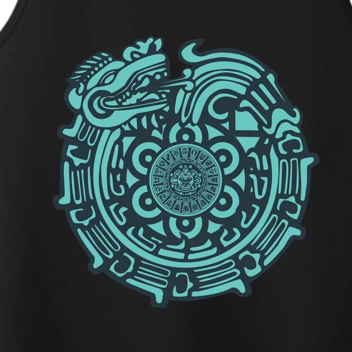 Quetzalcoatl Aztec Dragon God Performance Tank