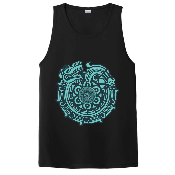 Quetzalcoatl Aztec Dragon God Performance Tank