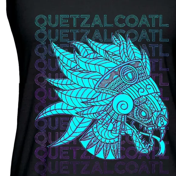 Quetzalcoatl Aztec Feathered Serpent Mayan Inca Toltec Ladies Essential Flowy Tank