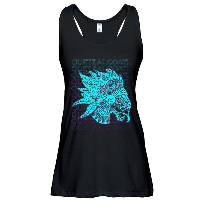 Quetzalcoatl Aztec Feathered Serpent Mayan Inca Toltec Ladies Essential Flowy Tank