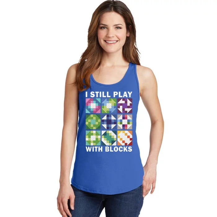 Quilting Art For Women Quilting Sewing Lover Quilter Ladies Essential Tank