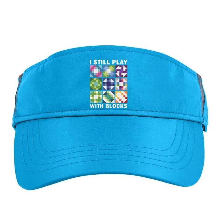 Quilting Art For Women Quilting Sewing Lover Quilter Adult Drive Performance Visor