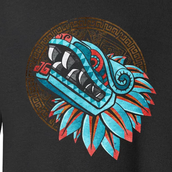 Quetzalcoatl Aztec Feathered Serpent Mayan Inca Toltec Toddler Sweatshirt