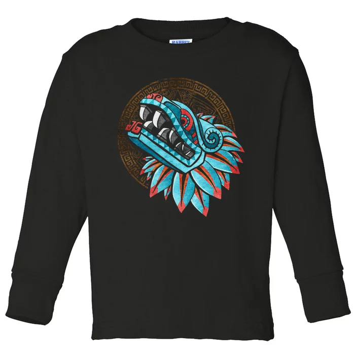 Quetzalcoatl Aztec Feathered Serpent Mayan Inca Toltec Toddler Long Sleeve Shirt