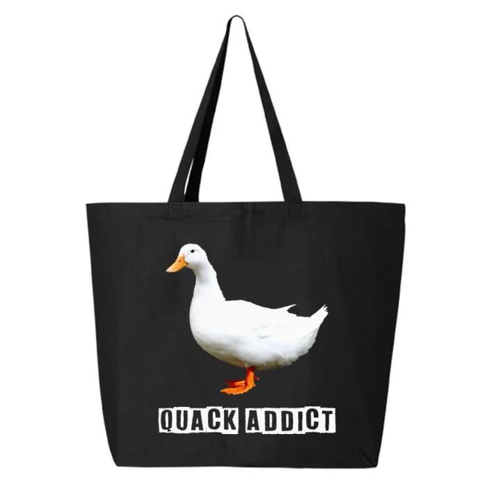 Quack Addict Funny Duck Lover 25L Jumbo Tote