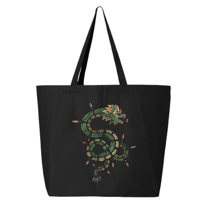 Quetzalcoatl Aztec Feathered Serpent Mayan Inca Toltec 25L Jumbo Tote