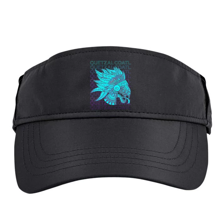 Quetzalcoatl Aztec Feathered Serpent Mayan Inca Toltec Adult Drive Performance Visor