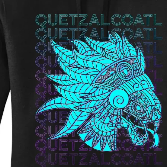 Quetzalcoatl Aztec Feathered Serpent Mayan Inca Toltec Women's Pullover Hoodie