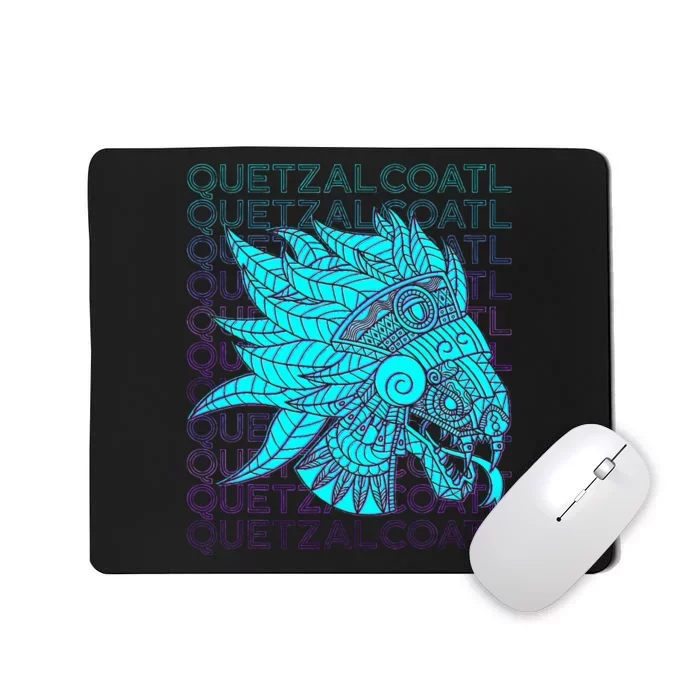 Quetzalcoatl Aztec Feathered Serpent Mayan Inca Toltec Mousepad