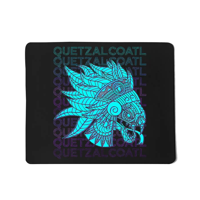 Quetzalcoatl Aztec Feathered Serpent Mayan Inca Toltec Mousepad