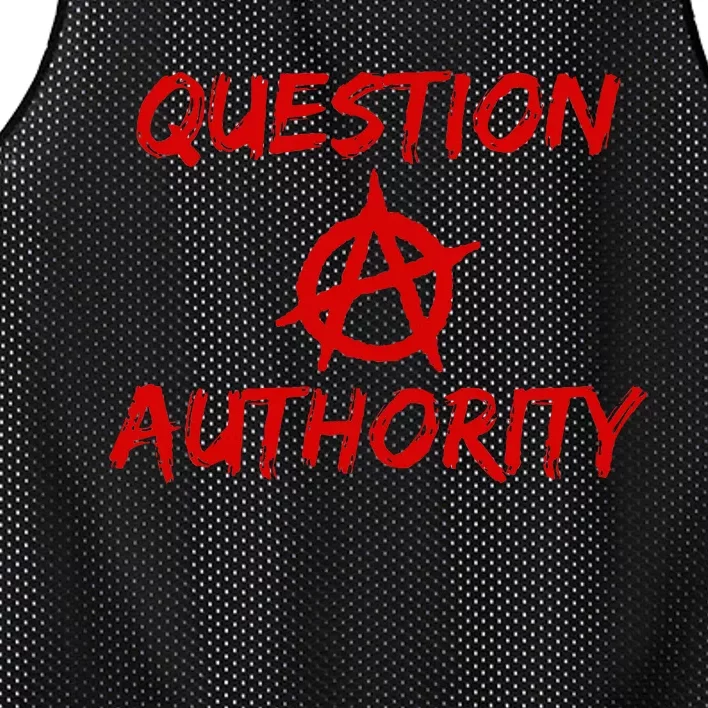 Question Authority Free Thinker Anarchy Mesh Reversible Basketball Jersey Tank